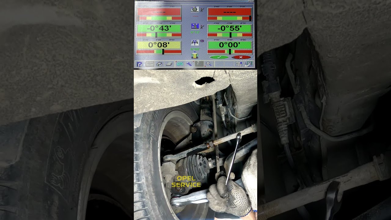 High Precision Alignment Adjustment For A Car Shorts