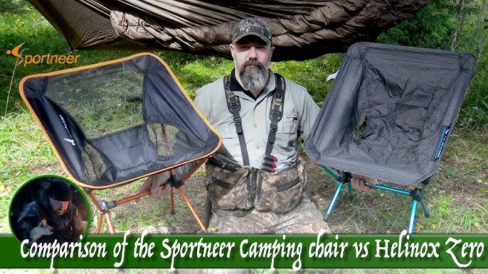 Sunyear Camping Chair Review - a Cheap Knockoff of a Heliox Chair, but is  it Good?