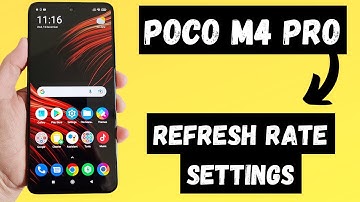 Poco M4 Pro Refresh Rate Settings || Show refresh Rate