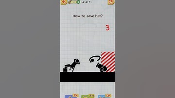 DRAW 2 SAVE LEVEL 74 | HOW TO SAVE HIM ?