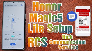 Honor Magic 5 Lite How to Setup & Activate (RCS) Rich Communication Services NEXT-GEN Messaging/Chat