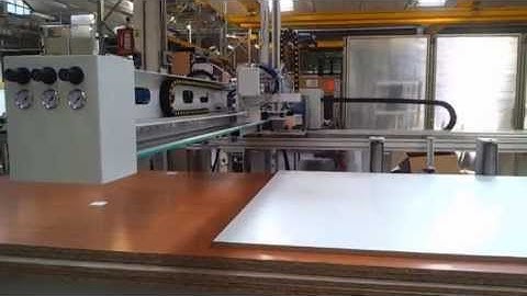 MASTERWOOD NESTING LINE WITH LABELLING UNIT