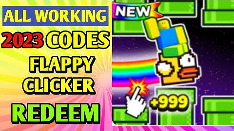 (New Codes) Roblox FLAPPY CLICKER Codes 2023 | Codes FLAPPY CLICKER