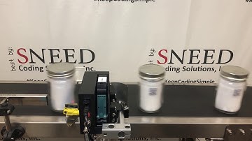 SNEED-JET Freedom Inkjet Printer - QR Code on Glass Jar