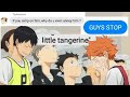 haikyuu texts - KagEyaMA's siMpinG jouRNaL?! (pt 2)