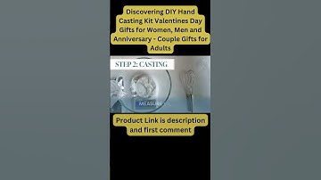 Discovering DIY Hand Casting Kit - Couple Gifts for Adults #shorts
