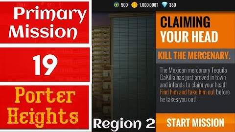 Sniper 3D Assassin® #19 Primary Mission,Porter Heights Region Gameplay walkthrough #sniper3d #games