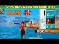 OPPO RENO2 Z Free Fire Sensitivity Best Headshot settings for OB52 UPDATE 