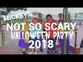Mickey's Not So Scary Halloween party 2018 first night !!!