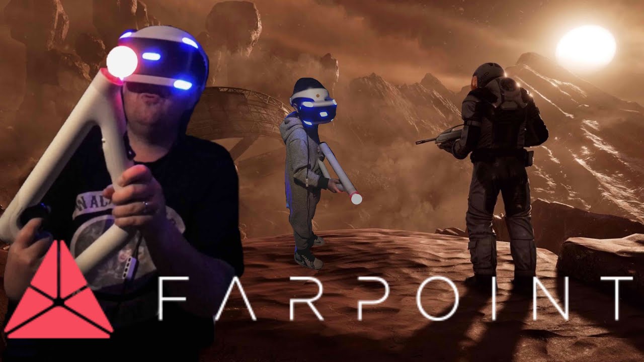 1st time! PS4 VR Gun (Farpoint) YouTube
