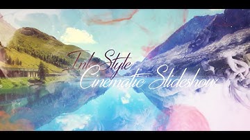 Ink Style Parallax Slideshow Free After Effects Templates