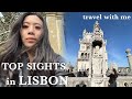 2 DAYS IN LISBON, PORTUGAL | PASTEL DE NATAS | FLOATING CASTLE IN WATER | TRAVEL VLOG WITH ME