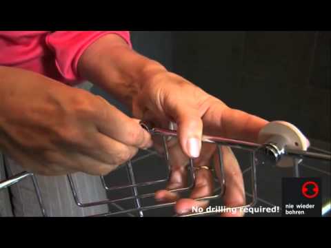 no drilling required Shower Caddy Installation - How to Install