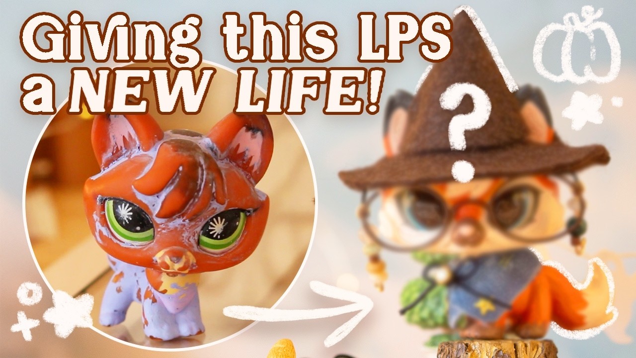 Я превратил этот сломанный LPS в осеннюю лису-ведьму! ⋆｡°✩