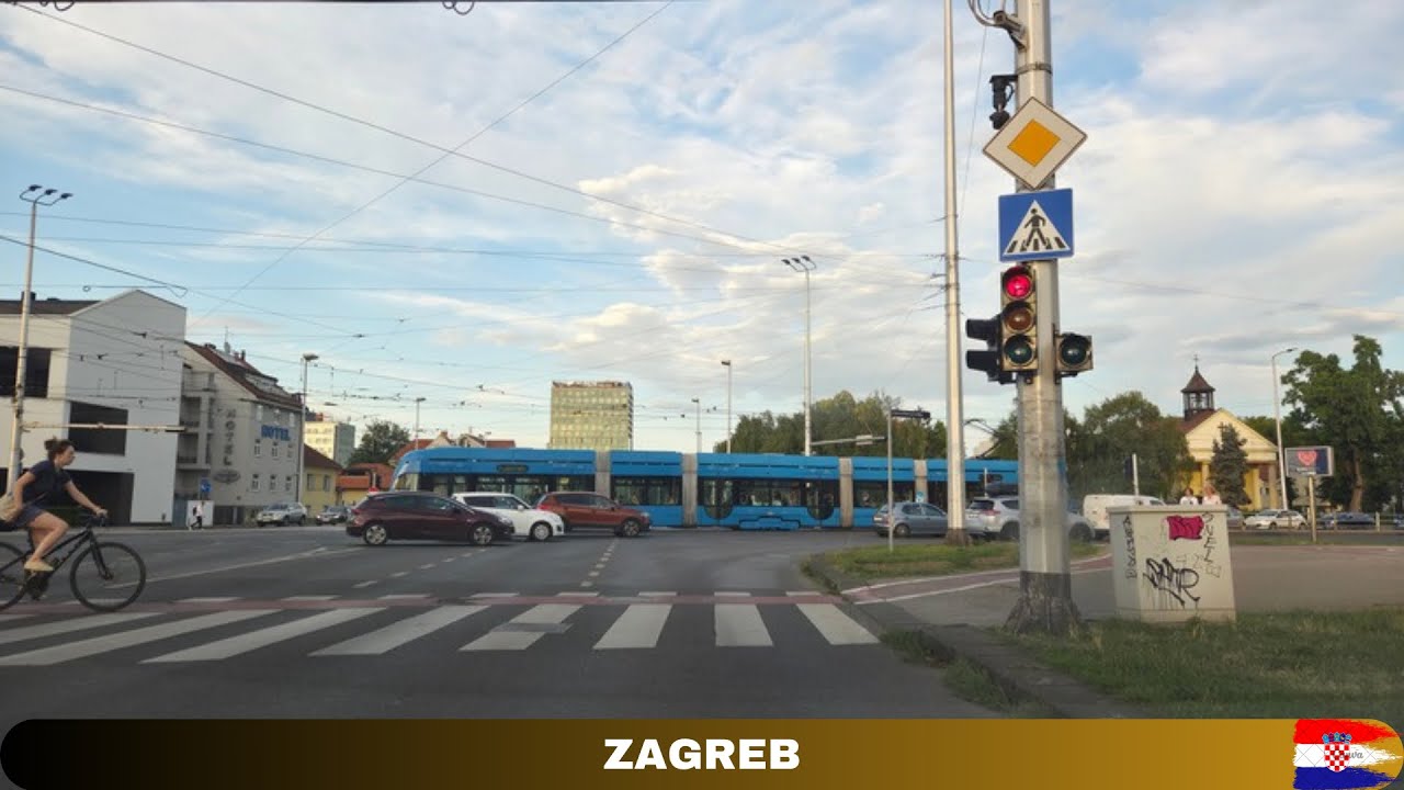 Driving in Croatia #83 - Day Drive in Zagreb