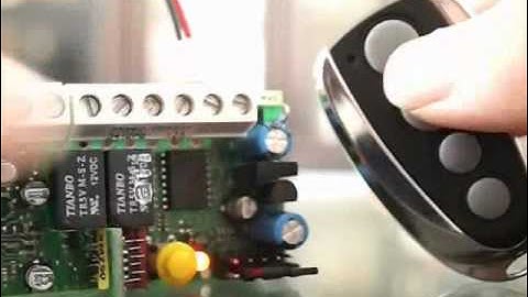 How to program Nice Flor-S to Nice FLOXR 2-channel receiver