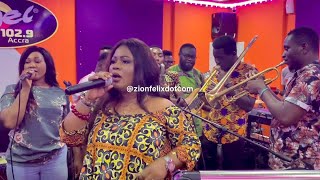 Obaapa Christy’s Massive Live Band Performance With Captain Smart At Angel FM Launch