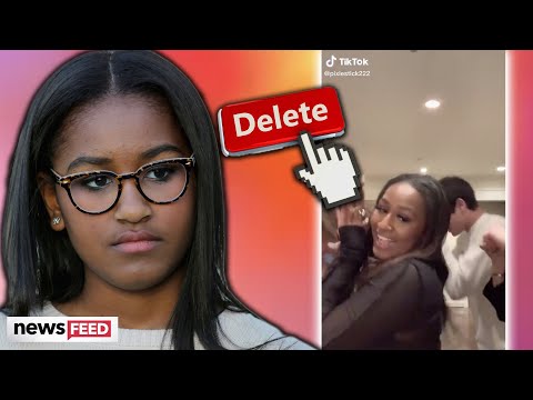 Sasha Obama Viral TikTok Video DELETED After Criticism!