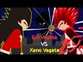 Evil vegeta vs xeno vegeta  stick nodes animation dragon ball