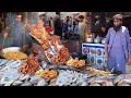 Street food in Kama Jalalabad | Kama bazaar | Fish fry | Pakora recipe | Afghan Jalebi | Afghanistan
