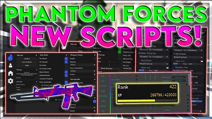Phantom Forces Script Roblox: Hack, Legit Aimbot & Unlock Skins