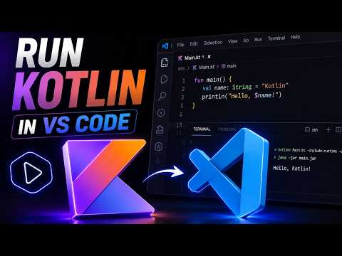 How to Run Kotlin Program in Visual Studio Code | Install and Setup Kotlin in VS Code Tutorial