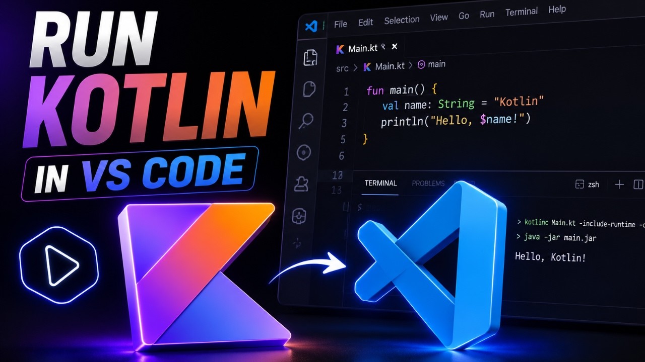How to Run Kotlin Program in Visual Studio Code | Install and Setup ...
