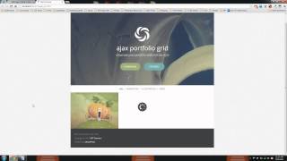 Ajax Portfolio For WordPress Screencast