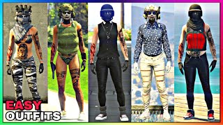 Top 5 Best Easy To Make Female Tryhard Outfits #32 (GTA Online)