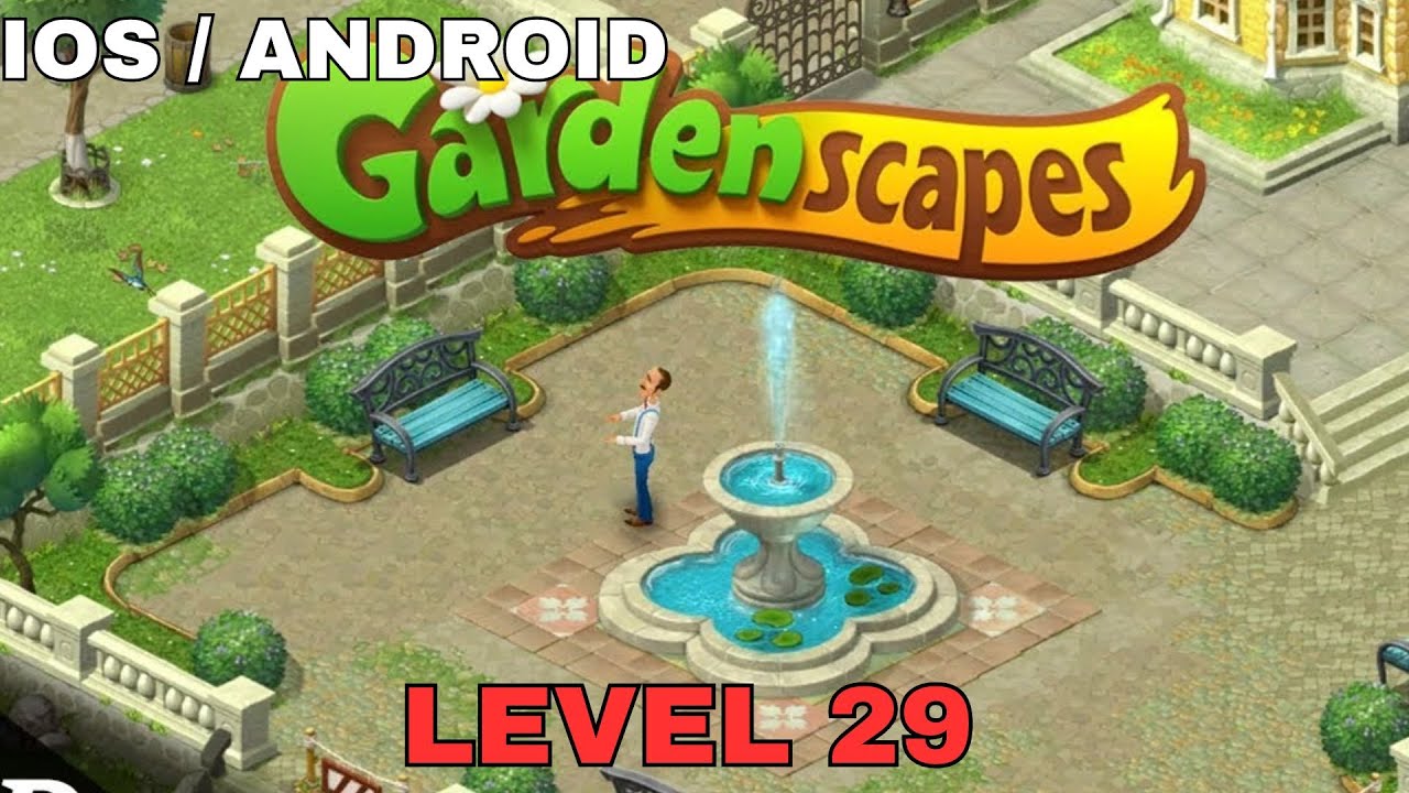 GARDENSCAPES LEVEL 29 - Gameplay Walkthrough (iOS,Android Gameplay
