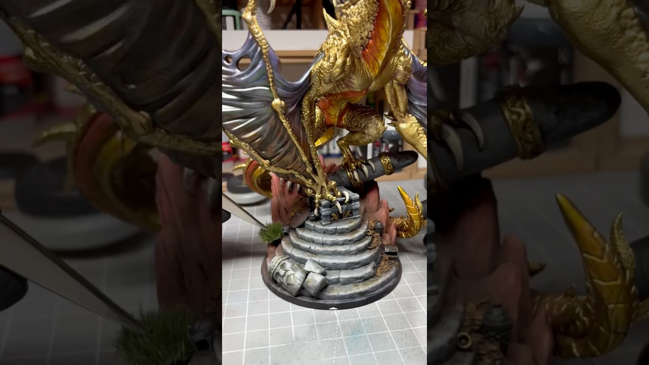 Golden Dragon inspired by heroes 3 - Rampart