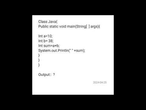 Simple addition program - YouTube