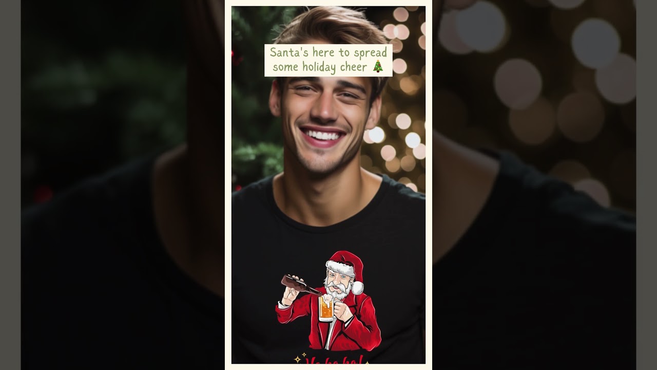 Sharing a beer with Santa 🎅 