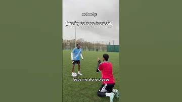 Jeremy Doku Vs Liverpool BE LIKE… #football #footballshorts #soccer #funny
