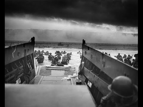 original-d-day-footage-us-troops-storming-the-beaches-of-normandy