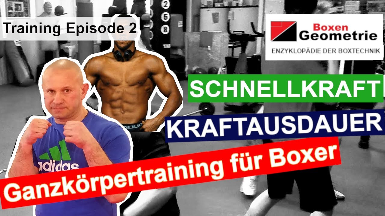 Training Episode 2 - Ganzkörpertraining für Boxer - Schnellkraft - Kraftausdauer -Zirkeltraining