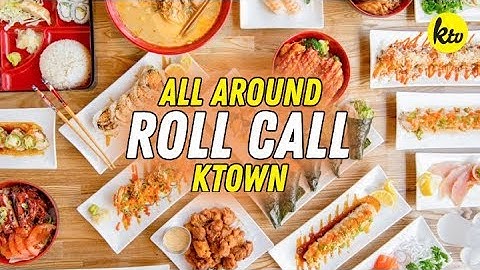 Grabbing a bite of sushi at ROLL CALL | ALL AROUND KTOWN