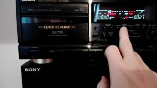 Tapedeck AIWA AD-WX 929 DUAL RECORD DATA SYSTEM