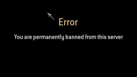 BANNED From CoD4 Server for NOTHING