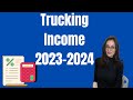 How has trucking changed from 20232024 our numbers