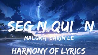 Maluma, Carin Leon - Según Quién (Letra/Lyrics)  | 25mins - Feeling your music