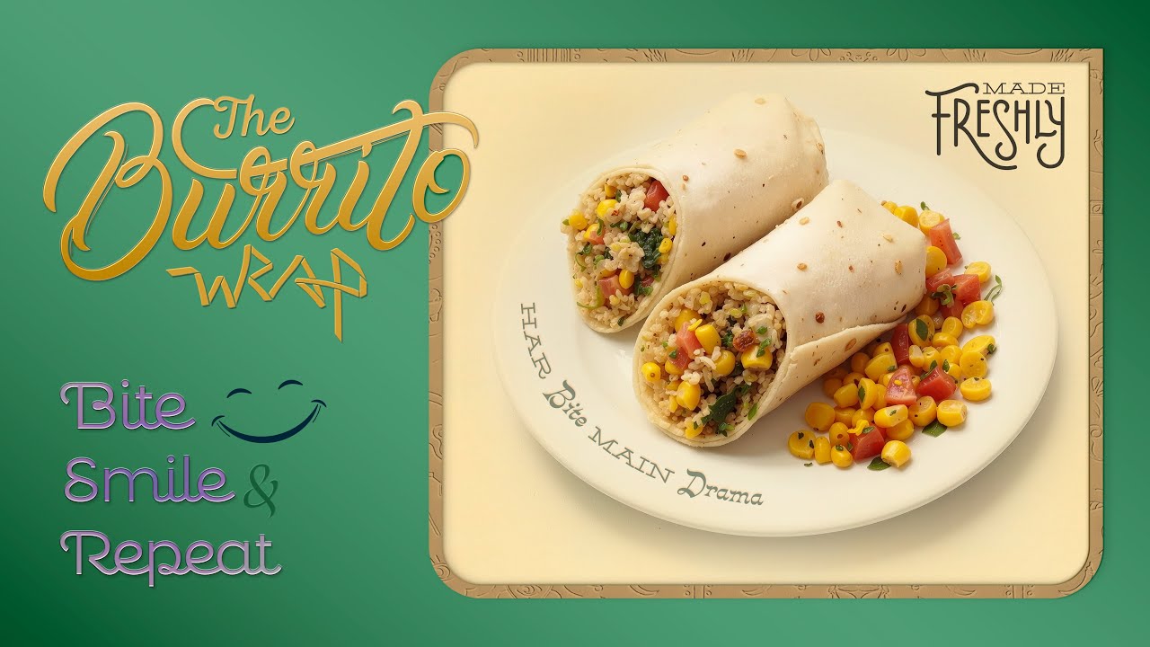 The Mexican Burrito Wrap by @bombaytaco.co