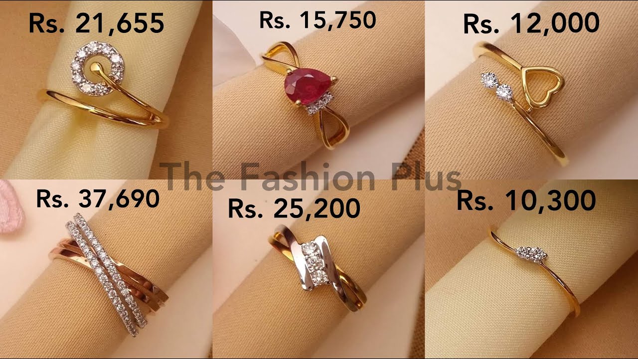 Latest Gold Finger Ring Design with PRICE #thefashionplus - YouTube