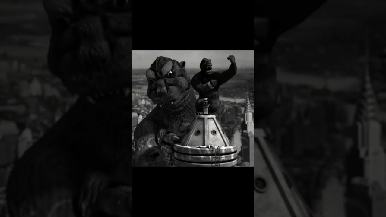 Godzilla Ruins The Original Kingkong Movie