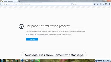 Fix ERR TOO MANY REDIRECTS  This page isn’t working in google chrome