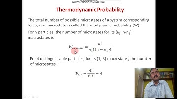 Statistical Mechanics -Lecture 2