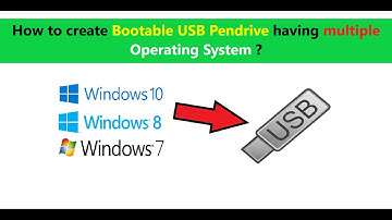 How to create Bootable USB Pendrive having multiple Operating System in Windows and Linux ?