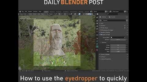 DOF Eyedropper in Blender