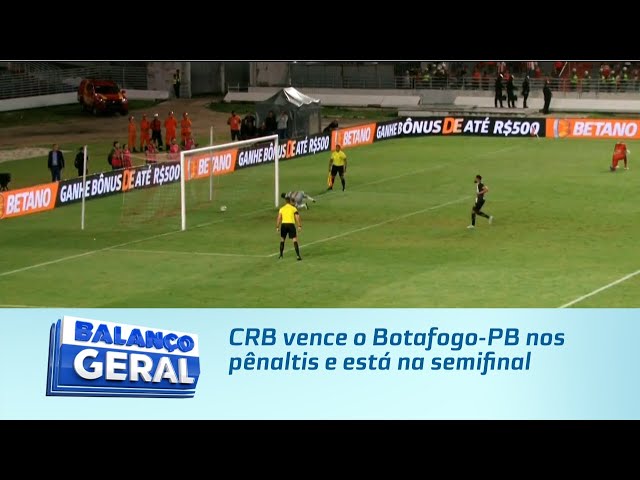 CRB vence o Botafogo-PB nos pênaltis e está na semifinal