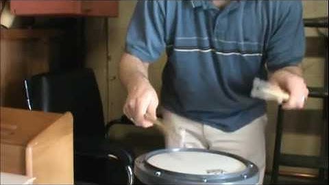 Easy Drum Lesson Single Paradiddle, Double Paradiddle, & Triple Paradiddle Rudiment Exercise